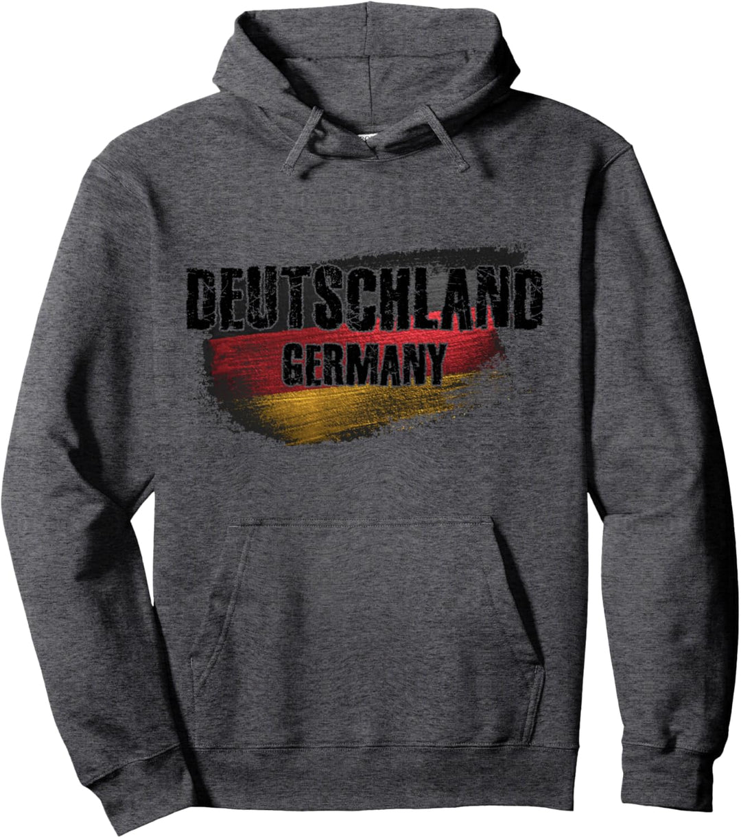 Deutschland, Deutsche Flagge Grunge Pullover Hoodie
