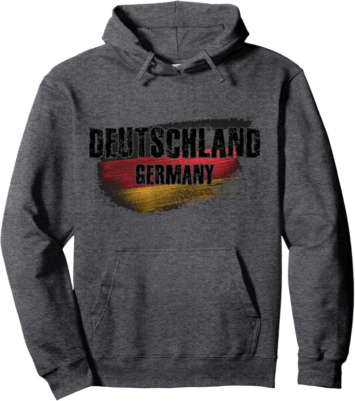 Deutschland, Deutsche Flagge Grunge Pullover Hoodie