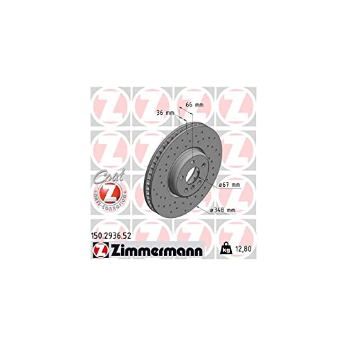 ZIMMERMANN 150.2936.52 Bremsscheibe