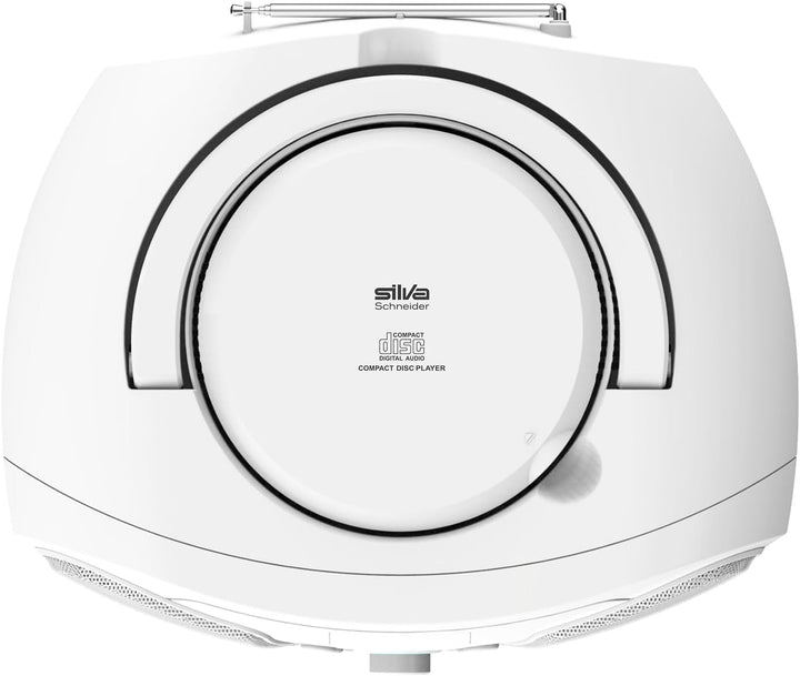 Silva Schneider MPC 25.4 USB – Tragbarer CD-Player mit UKW-Radio, USB für MP3, AUX & Kopfhöreranschl
