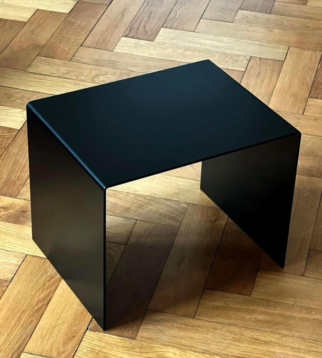 Beistelltisch | Couchtisch | Sofatisch | Metall | 35 x 35 x 45 cm | schwarz | Indoor & Outdoor | Mad