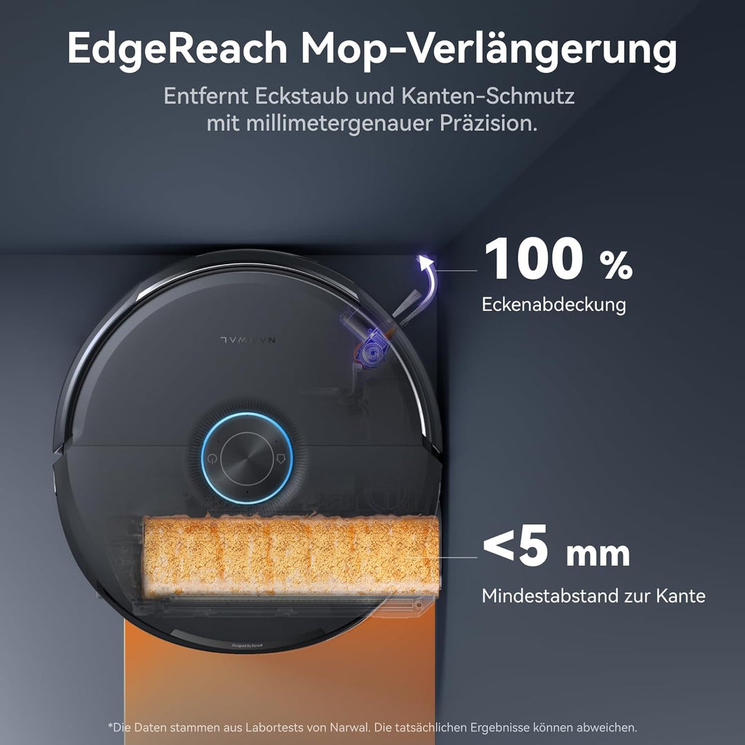 NARWAL Flow 2 Saug- und Wischroboter mit All-in-One-Station, FlowWash-Wischsystem mit 60 °C Heisswas