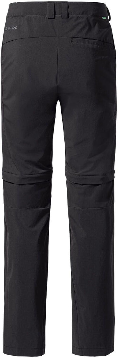 VAUDE Wanderhose Herren Farley Stretch Zip-Off Pants II Schwarz Grösse 60-Long, wasserabweisende Her