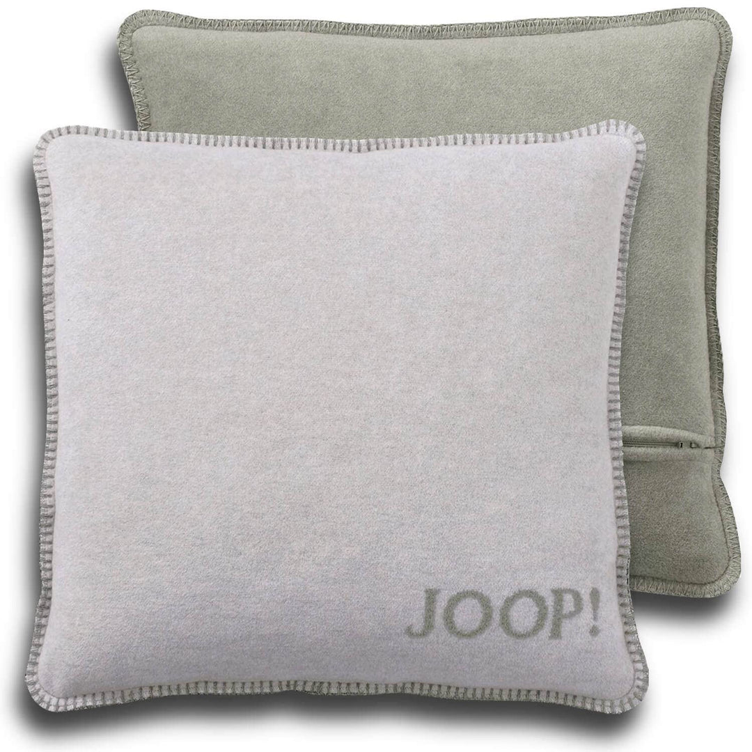 Joop, Kissenhülle Uni Doubleface Silber-Jade Baumwolle/Polyacryl, Masse: 50cm x 50cm, 758958 50 x 50