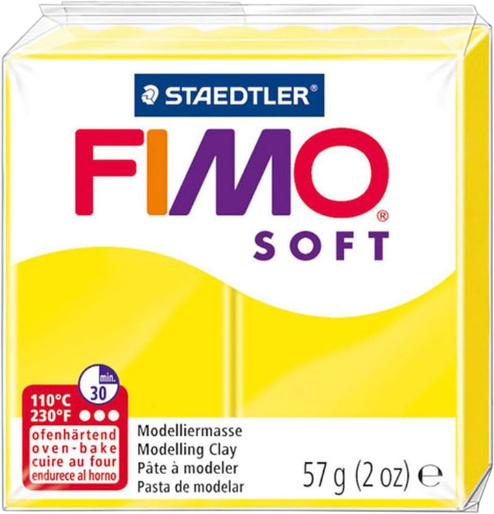 Set aus 6 Stück weicher Polymer-Ofen-Modelliermasse in Hautton-Farbe von Fimo, 57 g