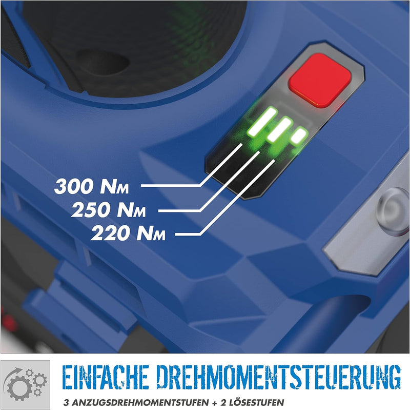 Güde Akku Schlagschrauber BSS 18 1/2-0 BL (Easy-Energy-Exchange, Brushless Series, Lithium Ionen, 18