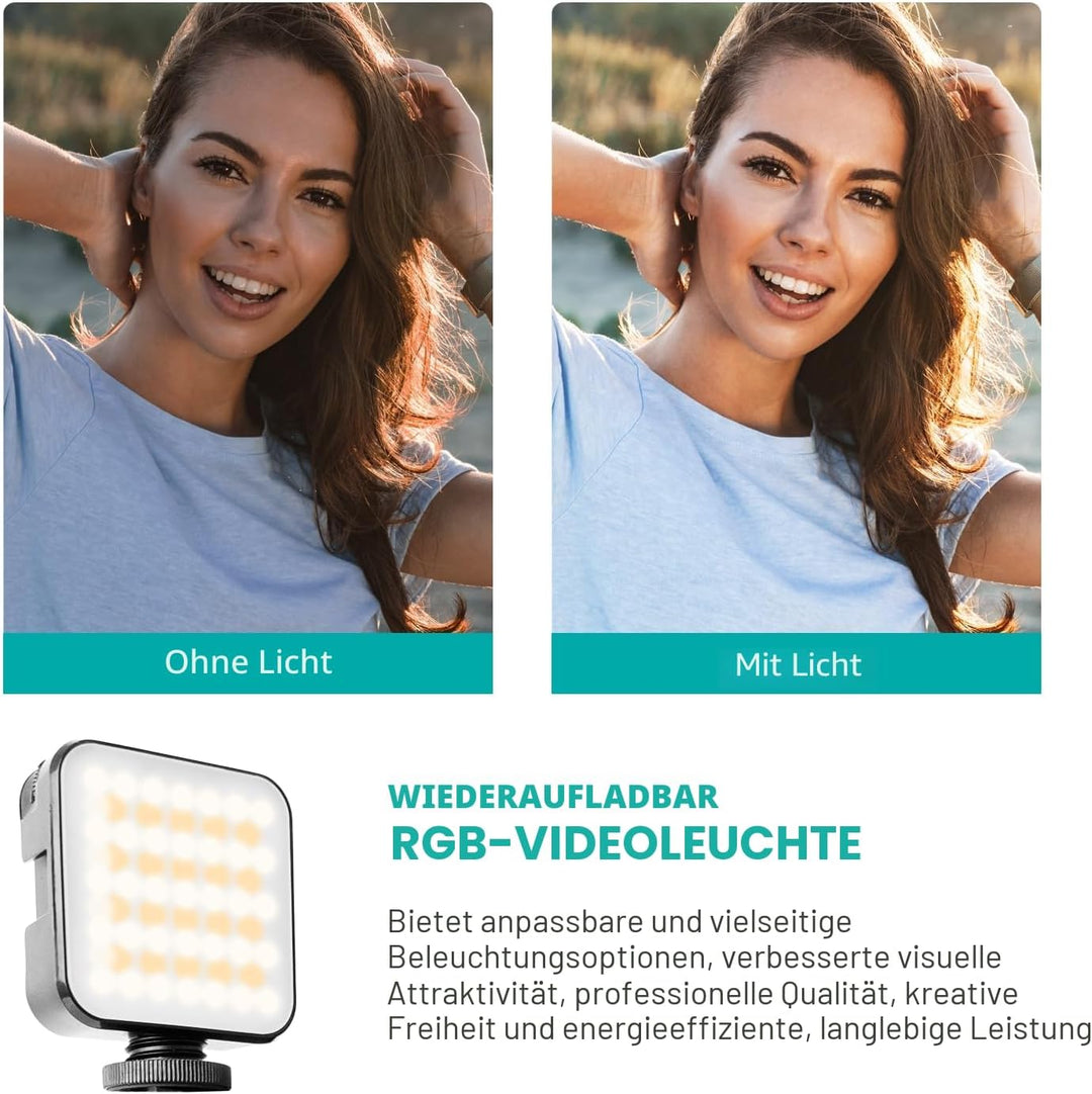 Movo iVlogger-PRO Vlogging-Kit für iPhone/Android – YouTube-Starter-Kit für Content Creator – Zubehö