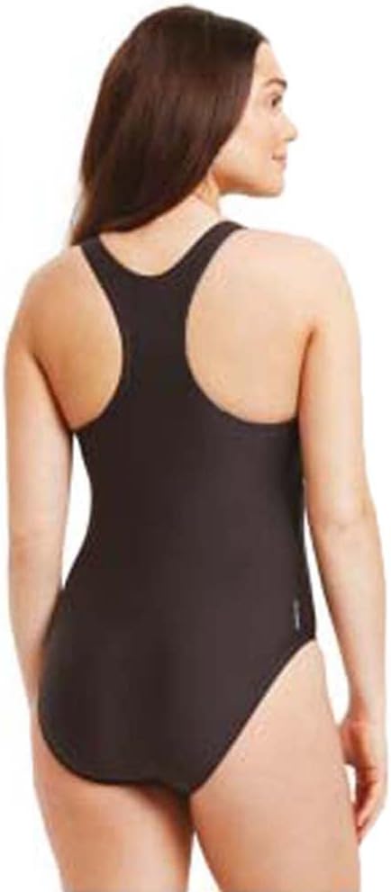 Zoggs Damen Coogee Sonicback Ecolast Bademode 32 Schwarz, 32 Schwarz