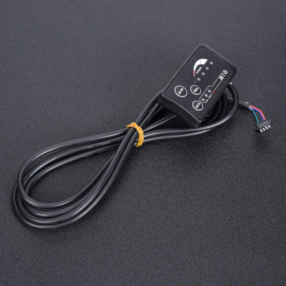 Led Display Fahrrad, Led-Display 36V-48V Elektrofahrrad, Elektrisches Fahrrad 810 LED Anzeige mit 5-