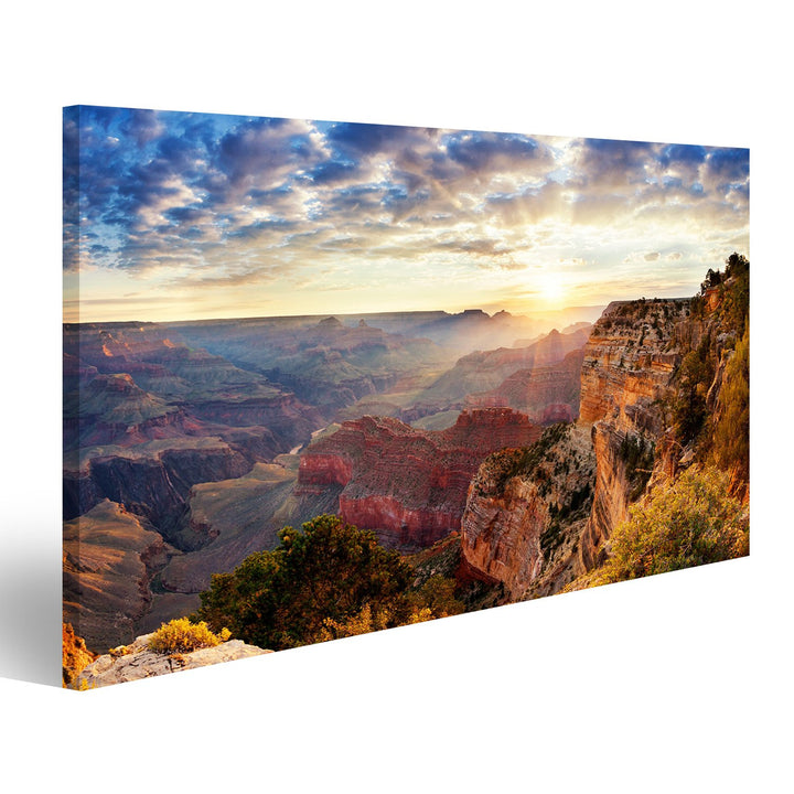 islandburner Bild auf Leinwand Grand Canyon Sonnenaufgang Arizona Usa Bilder Wandbilder Poster, Lein