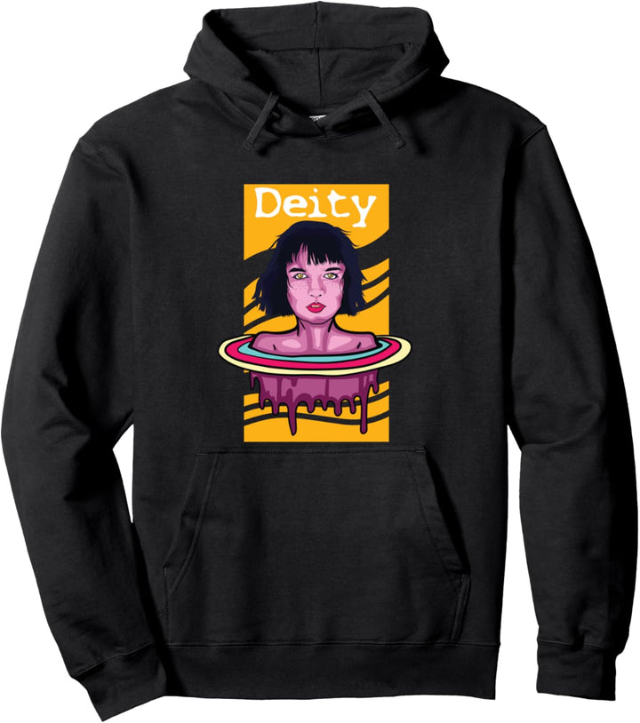 Hiphop Urban Streetwear Weltraummmädchen Gottheit Pullover Hoodie