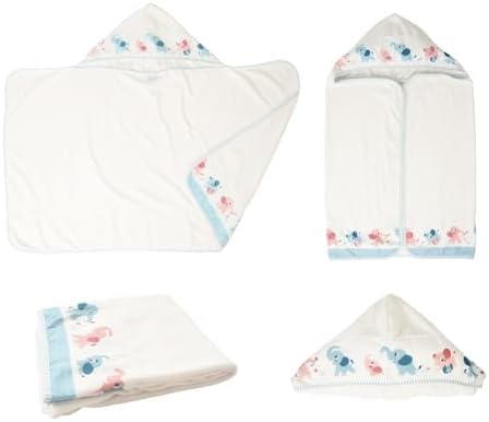 Yookidoo Duschkopf für Baby-Badewanne, Elefanten-Wasserpumpe mit Stammauslauf und Spüler, kontrollie