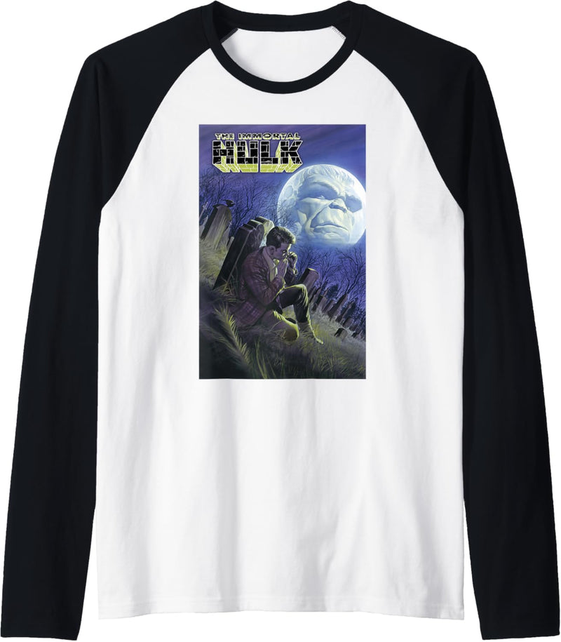 Marvel The Incredible Hulk Moon Comic Cover Raglan