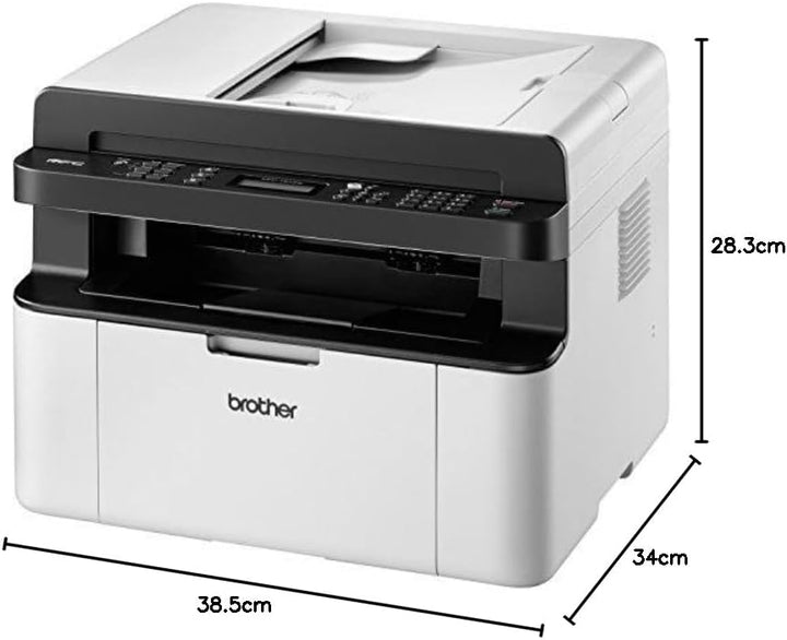 Brother MFC-1910W Kompaktes 4-in-1 Monochrom Monolaser-Multifunktionsgerät (Drucken, scannen, kopier