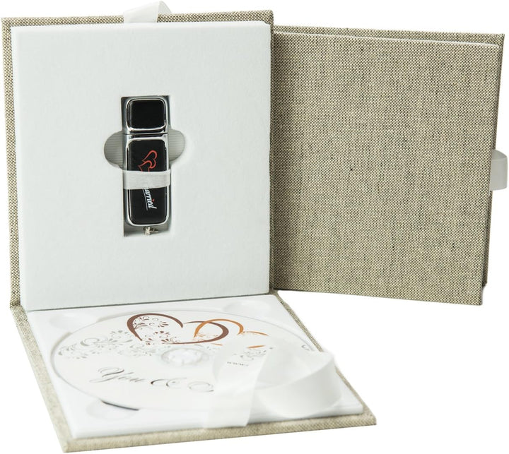 Leder USB Case, Tasche, Album. USB Case mit DVD Tray. USB Tasche mit DVD Slot. Album für USB und DVD