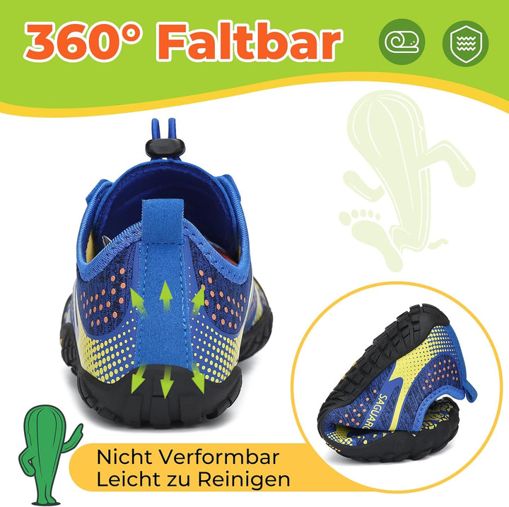 SAGUARO Barfussschuhe Kinder Barfussschuhe Schnell Trocknend Badeschuhe für Jungen Mädchen Gr.24-36