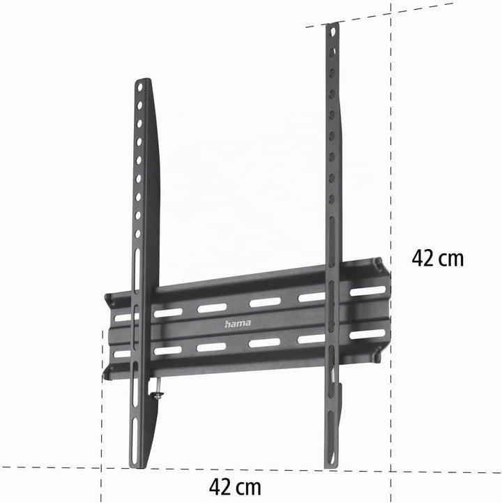 Hama TV Wandhalterung (TV Wandhalterung 65 Zoll, VESA 75x75 bis VESA 200x200, bis 35 kg, Wandabstand