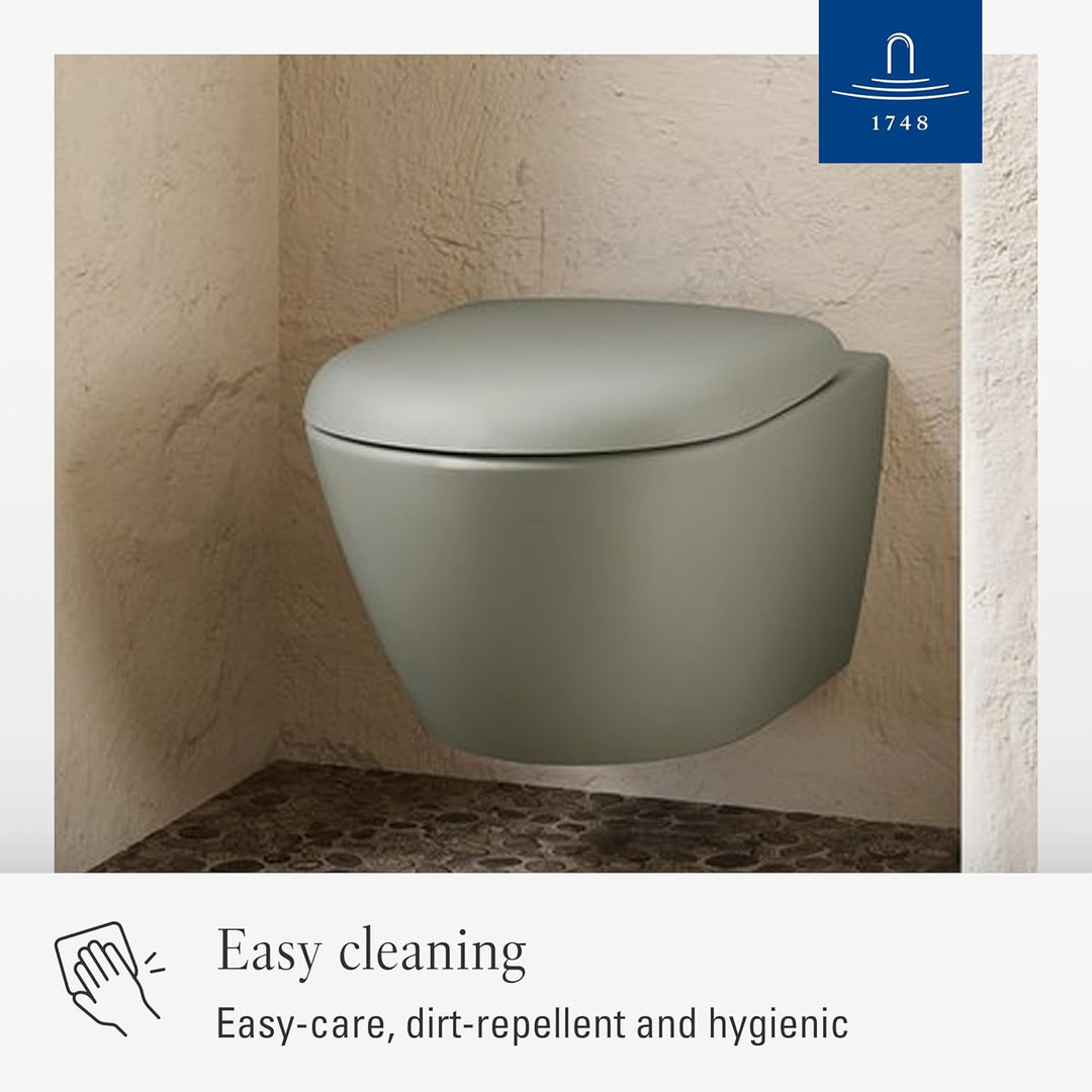 Villeroy & Boch Antao WC-Sitz - Toilettendeckel mit Absenkautomatik - Abnehmbarer, bruchsicherer Toi