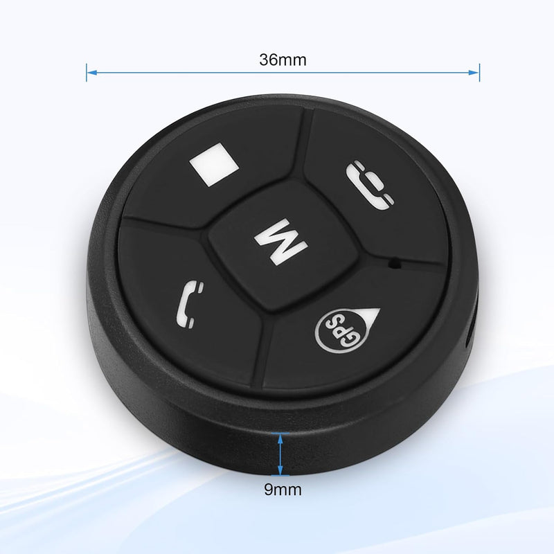 Auto Lenkrad Fernbedienung, Lenkrad Steuertasten GPS DVD Drahtlose Steuerung Lenkrad Steuertaste Lau
