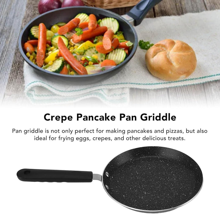 Tissting Crepe Pfanne, 20cm Antihaftpfanne pan Pfannkuchen Runde Omelette Pfanne Sandwichmaker Grill