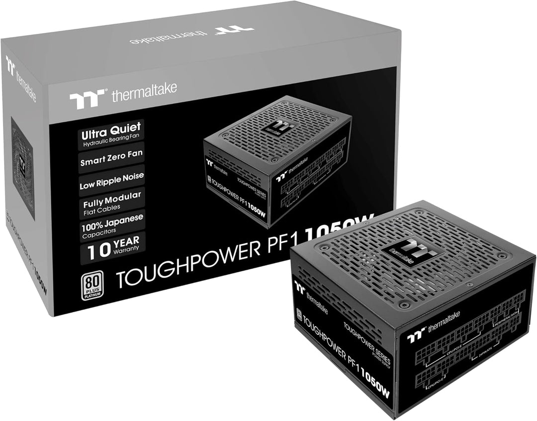 Thermaltake Tt Toughpower PF1 1050W | 80Plus Platin Zertifiziert | Voll-Modulares Netzteil