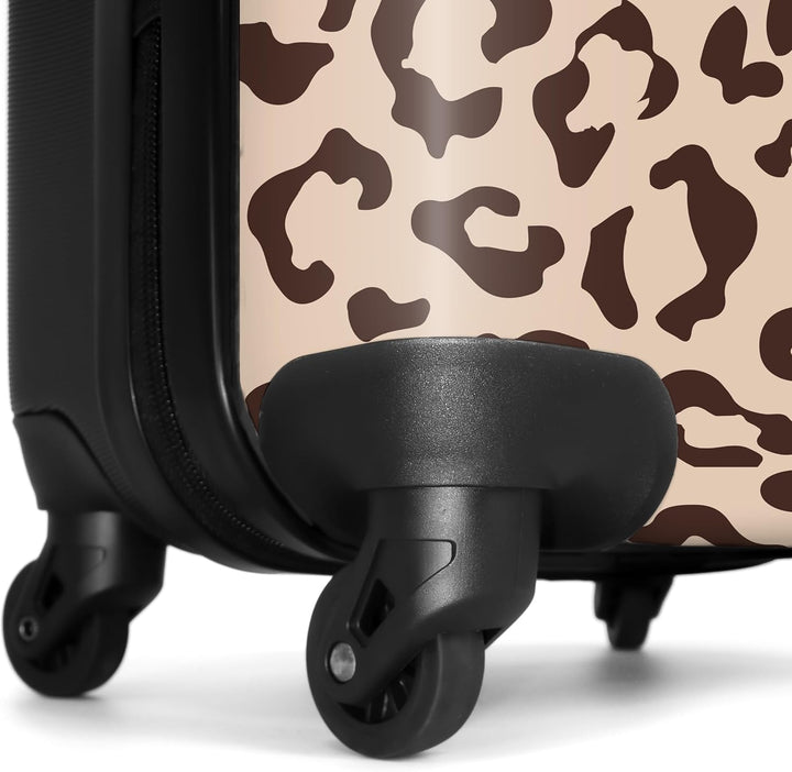 NoBoringSuitcases.com® Reisekoffer 67cm 72L Personalisiert - Grosser Hartschalenkoffer mit Rollen, L
