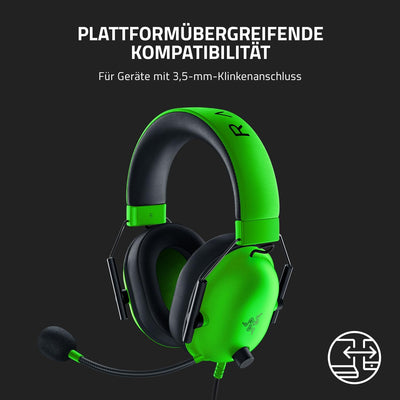 Razer BlackShark V2 X - Premium Esports Gaming Headset (Kabelgebundene Kopfhörer mit 50mm-Treiber, R