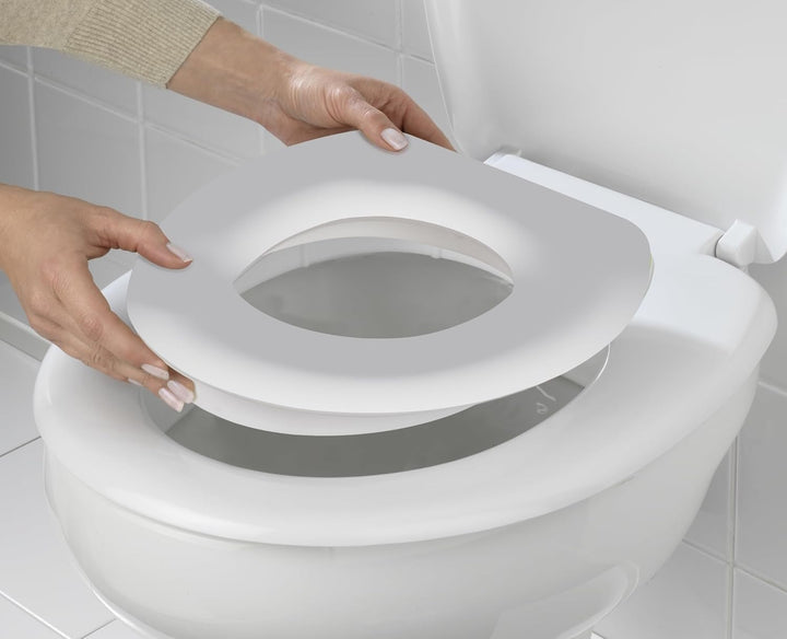 WENKO WC-Sitz Baby-Soft, Toilettenaufsatz für Kinder, gepolsterter und luftgefederter Ring zur Aufla