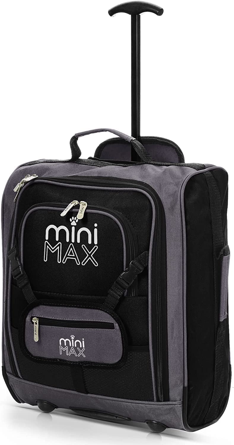 Aerolite Handgepäck Minimax Passt easyjet 45x36x20 Neu 2022 Unter Sitz Trolleys Rucksack Carry On Ha