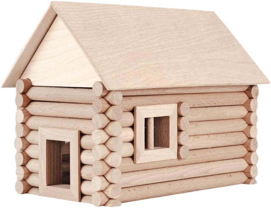 Walachia Vario XL Holzbausteine Holz Baukasten Modellbau Set 184 Teile