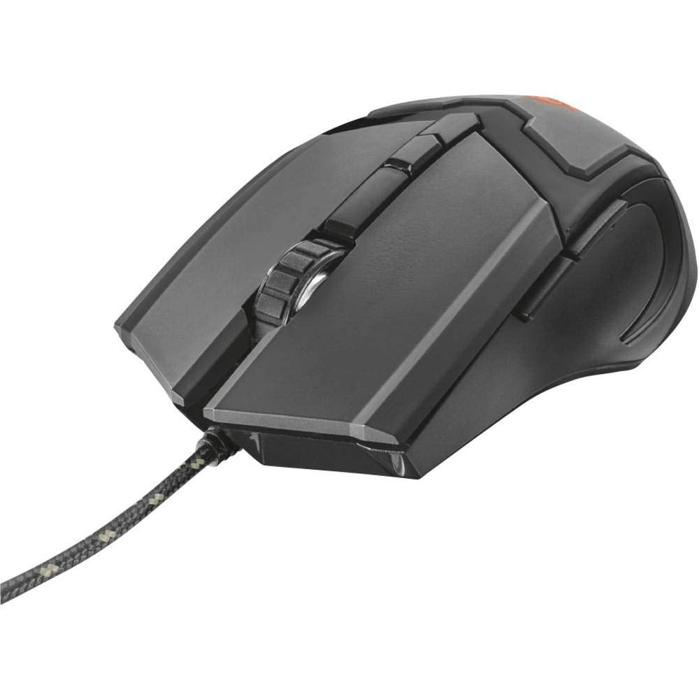 Trust Gaming GXT 101 Gaming Maus (4800 DPI, 6 Tasten, LED-Beleuchtung) Schwarz