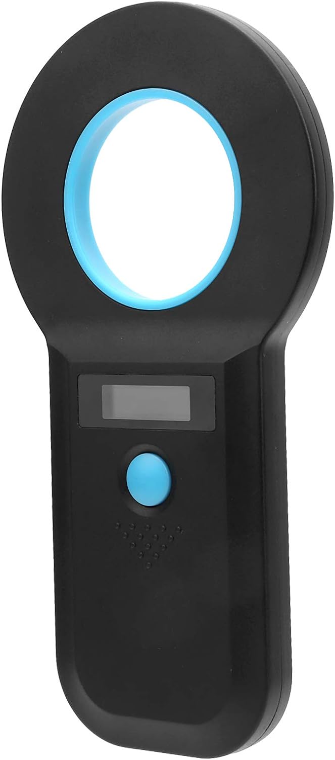 FILFEEL Tier ID Lesegerät, Tierchip Leser Mikrochip Bluetooth Scanner für RFID Hühner/Enten/Gänse/Sc
