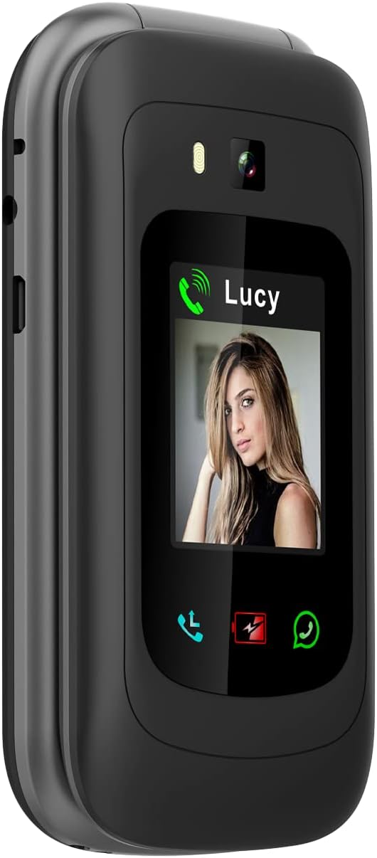 TTfone TT970 Whatsapp 4G Touchscreen Senior Big Button Flip Handy - mit 8MP Kamera und Hörgerät komp