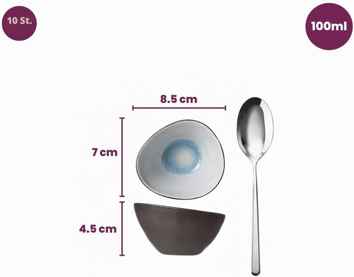 Cosy & Trendy Streetfood Festival Bowl 8.5x7xh4.5cm10 Ass (10er Set)