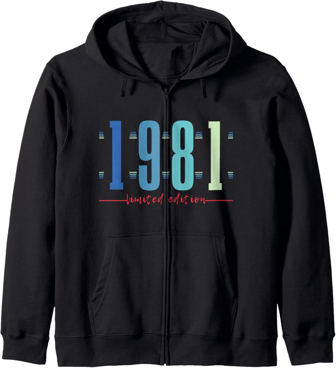 43. Geburtstag Mann Frau 43 Jahre 1981 Deko Lustig Geschenk Kapuzenjacke
