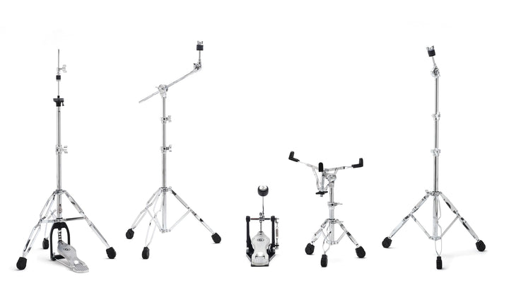 Gibraltar Hardware Pack 5700PK, Snare Ständer, Hi-Hat Ständer, Galgenbeckenständer, gerader Beckenst
