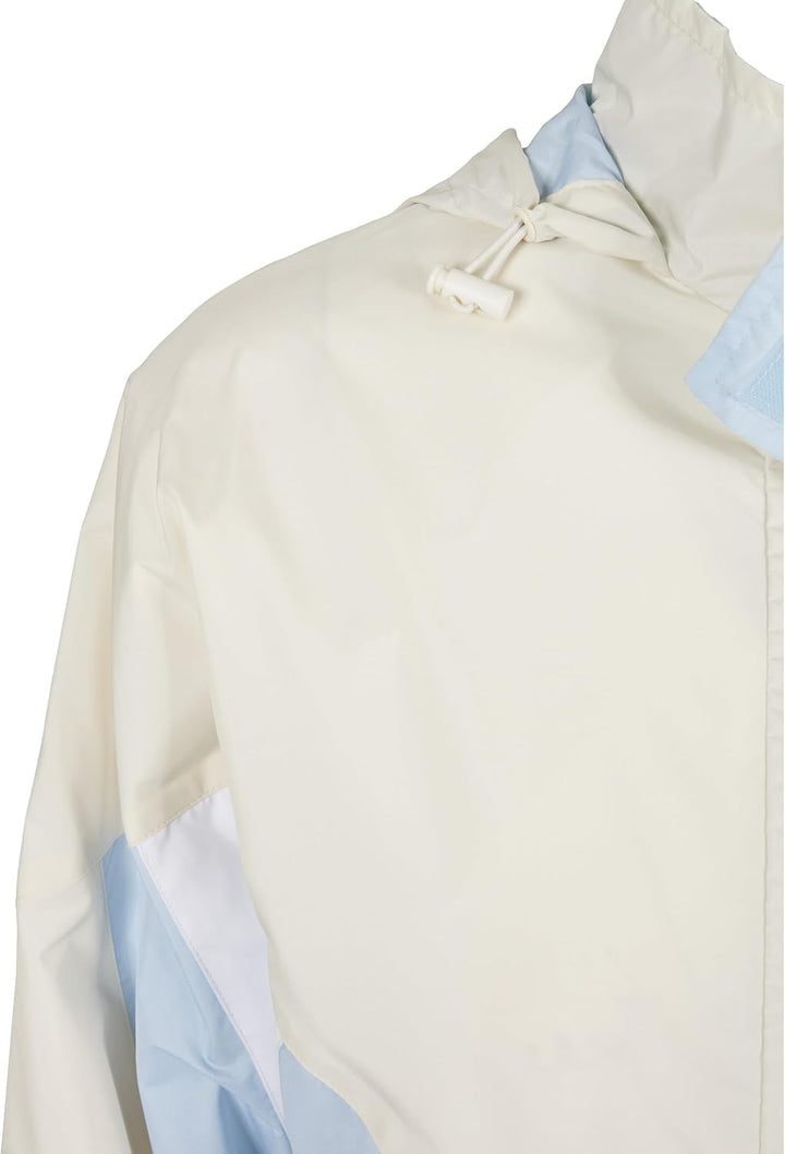 STARTER BLACK LABEL Damen Ladies Starter Colorblock Halfzip Windbreaker, Palewhite/Icewaterblue