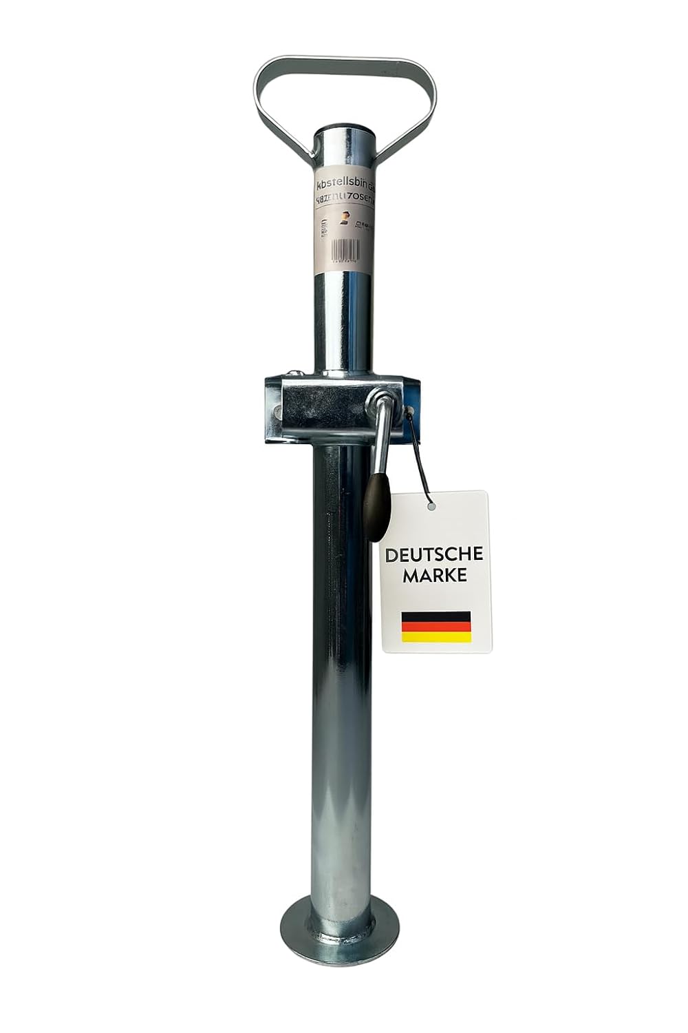 Anhänger Stützen Set 700 mm inkl. Klemmschelle (300 kg Stützlast/Stütze)| Anhängerstützen mit Halter