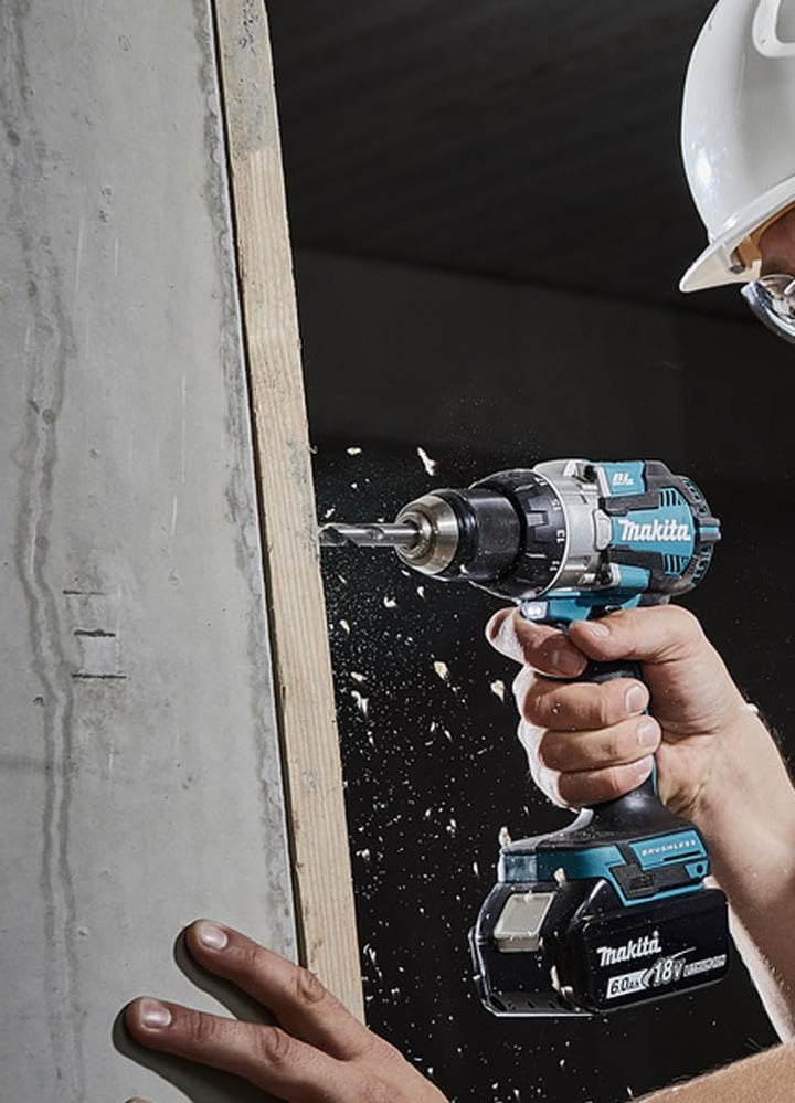 Makita DHP489ZJ Schlagbohrmaschine, 18 V, 70 Nm (Solo) aus Makpac