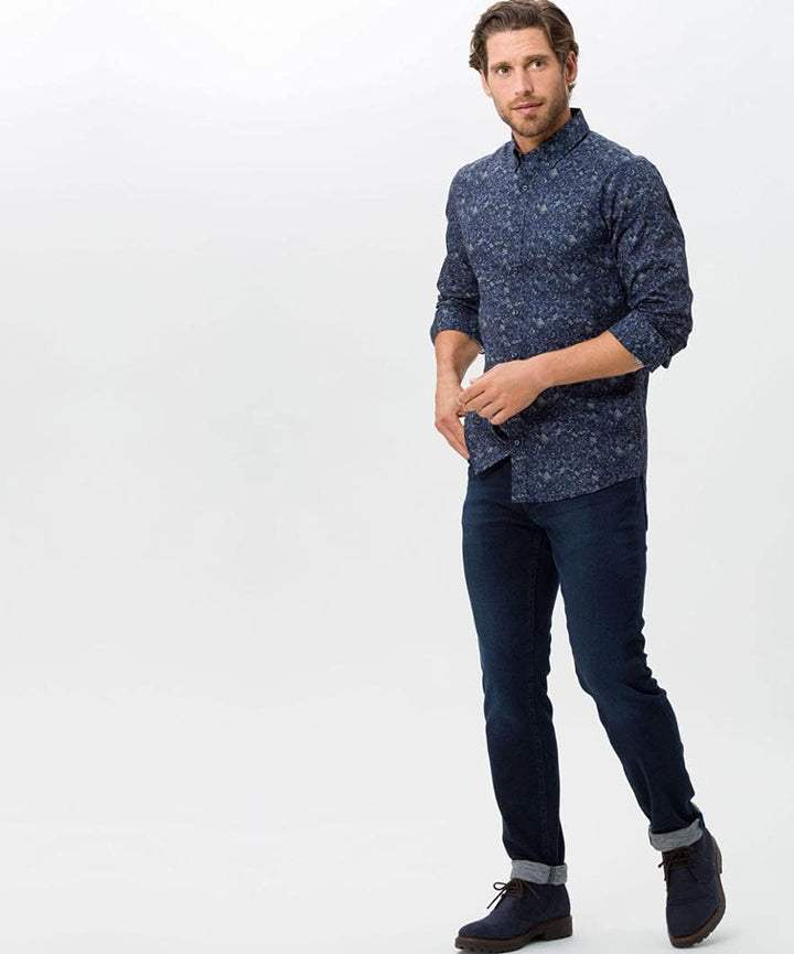 BRAX FEEL GOOD Style CHUCK KNIGHT BLUE USED 38/36