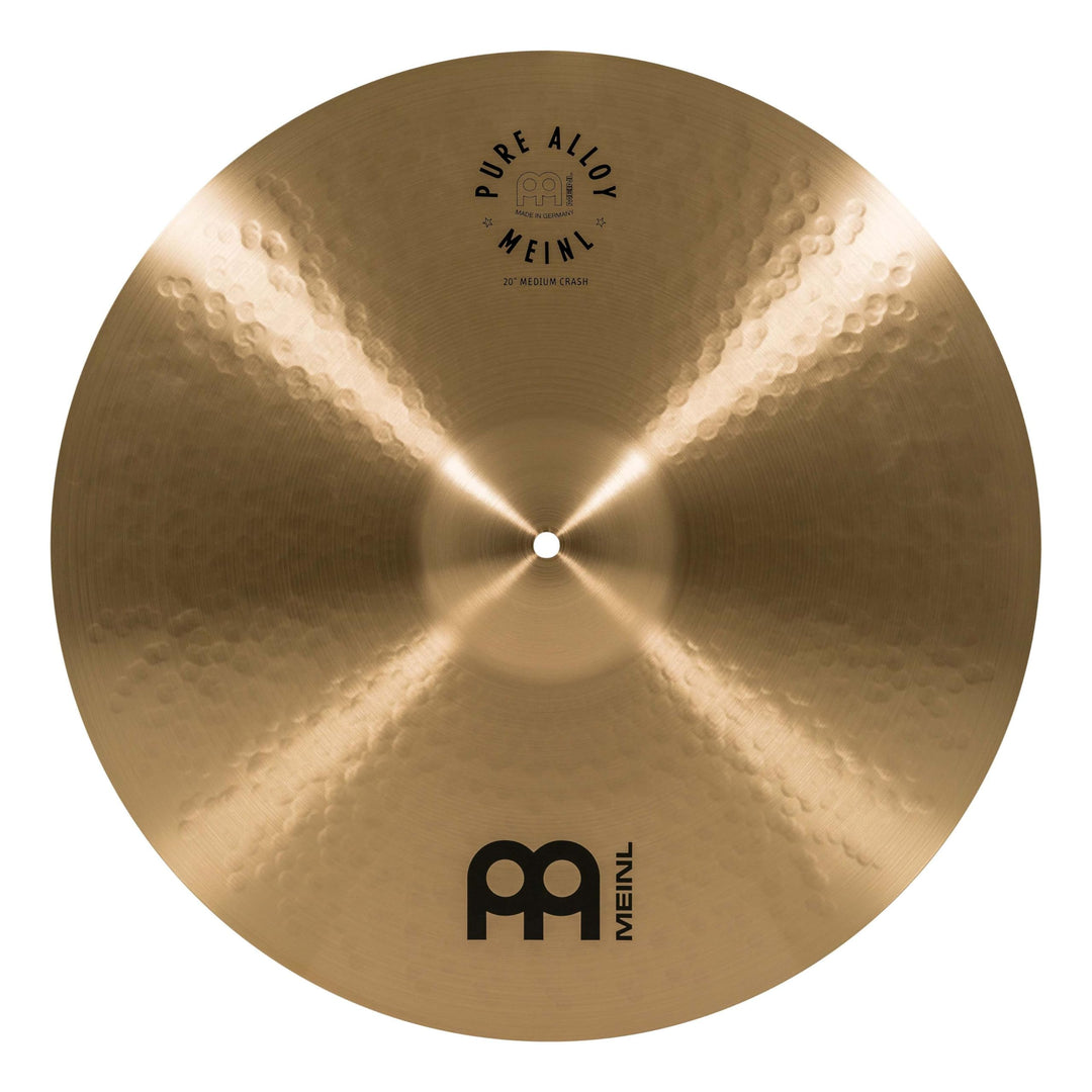 Meinl Cymbals Pure Alloy Crash Medium 20 Zoll (Video) Schlagzeug Becken (50,80cm) Pure Alloy Bronze,