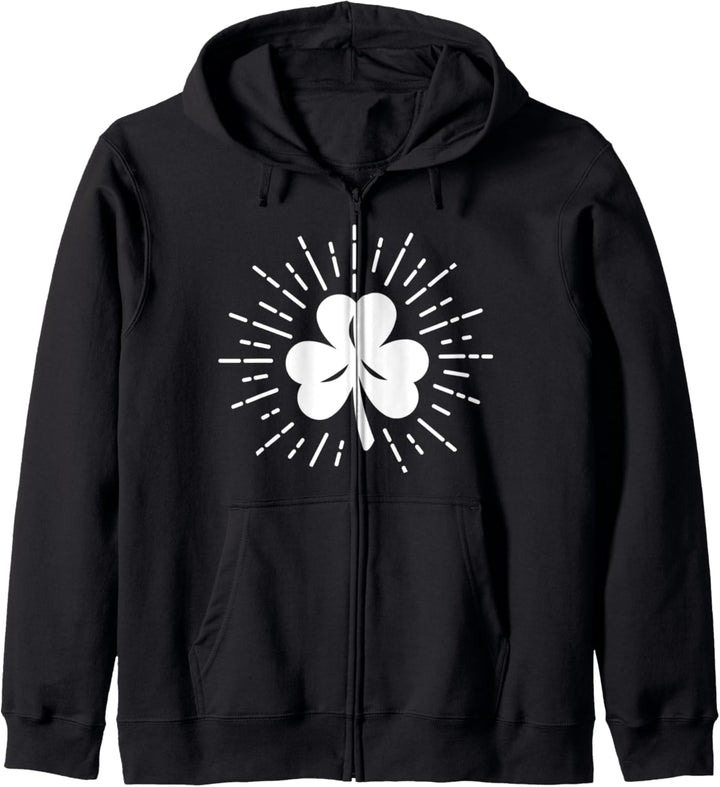 Clover St Patrick's Day Saint Patrick's Kapuzenjacke