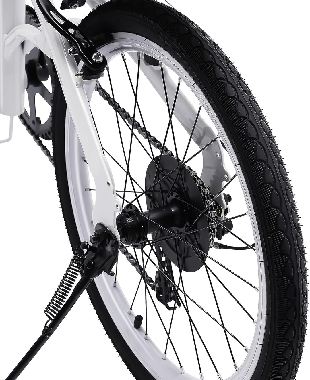 KenSyuInt 20 Zoll Faltrad Klappfahrrad Erwachsene 7-Gang Doppel-V-Bremse Klapprad Höhenverstellbar K