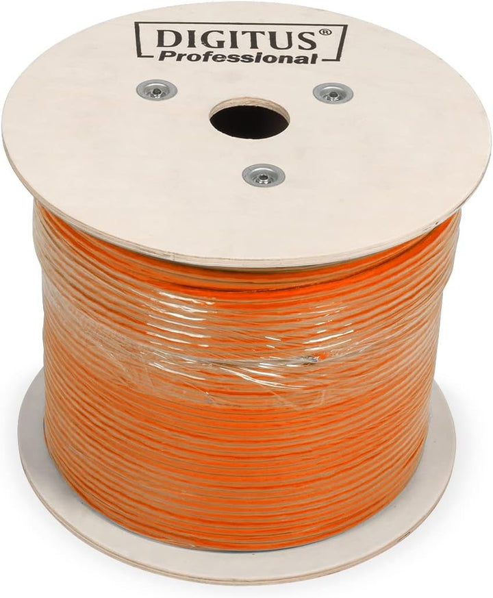 DIGITUS 500 m Cat 7 Netzwerkkabel - S-FTP (PiMF) Simplex - BauPVO Cca - LSZH Halogenfrei - 1200 MHz
