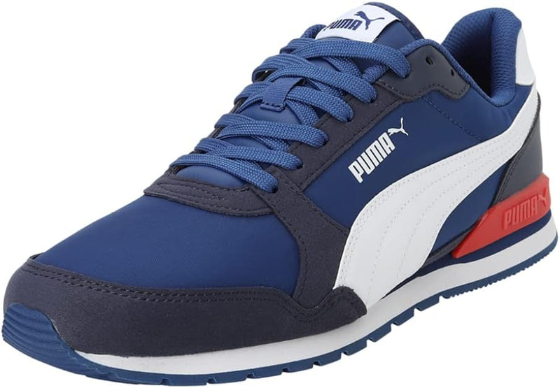 PUMA Unisex St Runner V3 Nl Sneaker 42 EU Blazing Blue White Peacoat, 42 EU Blazing Blue White Peaco