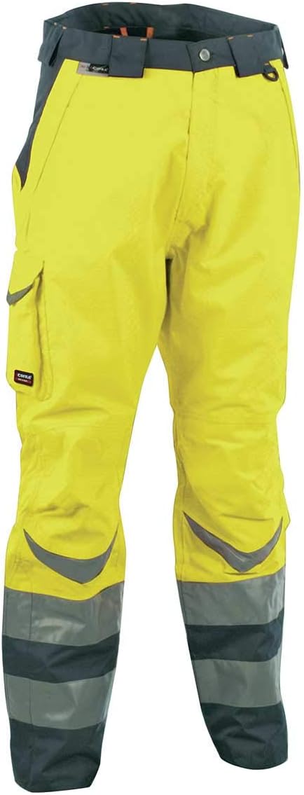 Cofra Warnschutz Winterhose Safe V025-0-00, Wetterschutz Bundhose, Grosse 44, 40-00V02500-44, Yellow