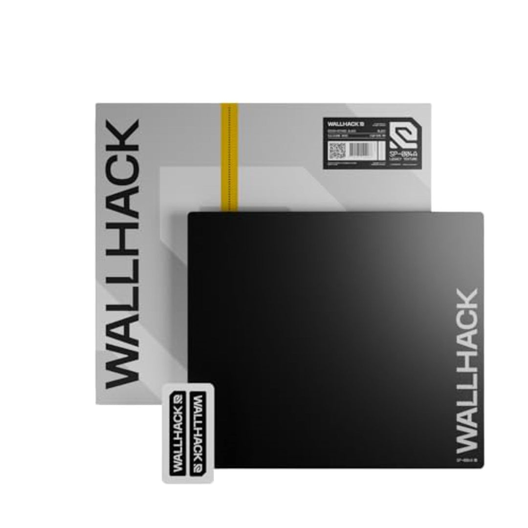 Wallhack SP-004A Glas Gaming Mauspad – 4. Gen mikrogeätzte Oberfläche, grosses Mauspad für Esports,