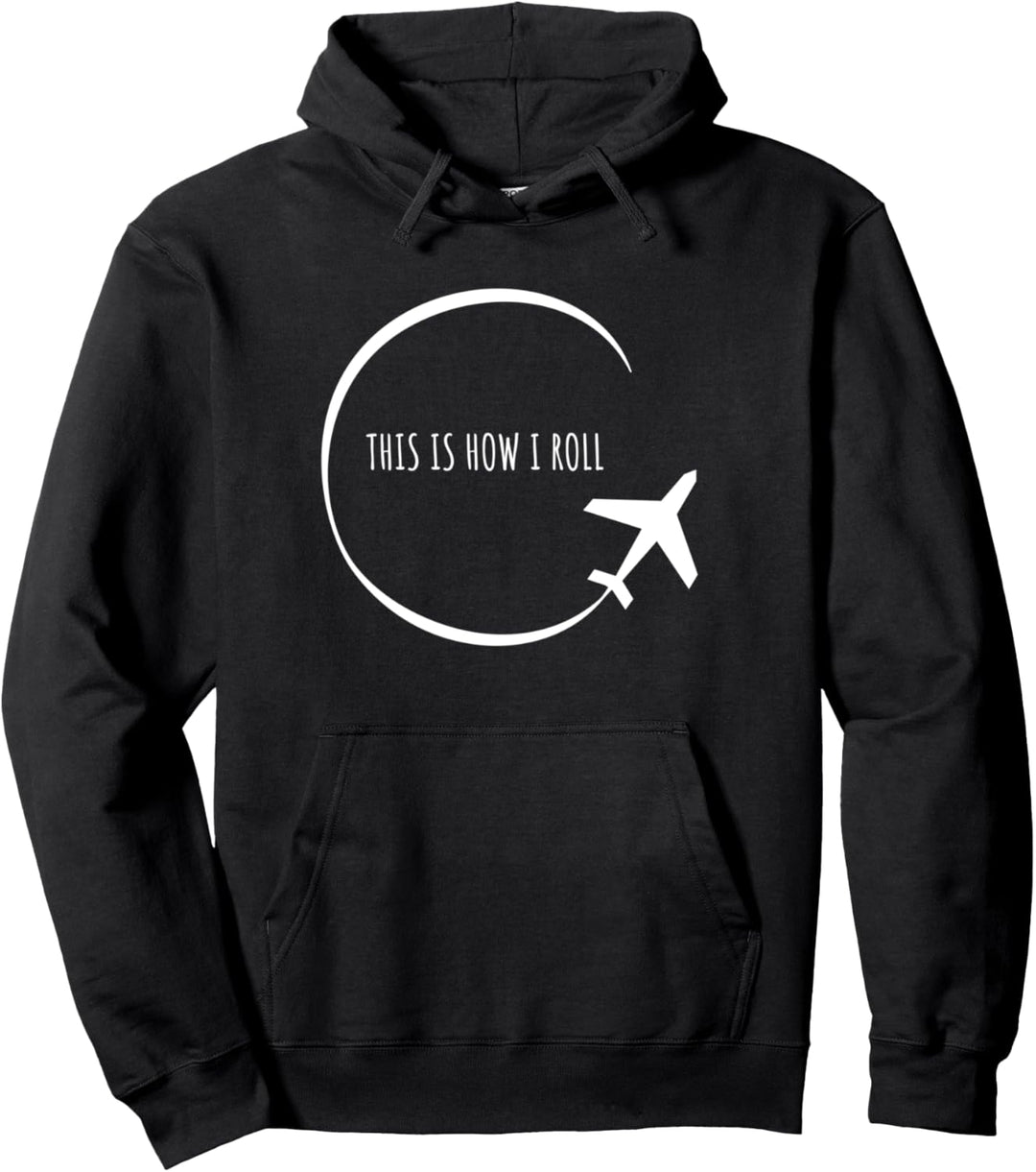 Airplane Gift Vacation Travel Pilot Flying Gift Pullover Hoodie