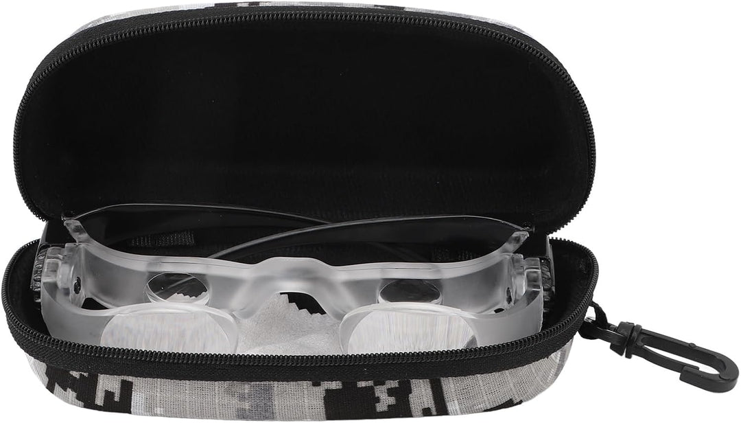 Fishing Zoom Brille, HD 4 fache Vergrösserung, freihändig manueller Fokus, für Angeln, Oper, ABS Opt