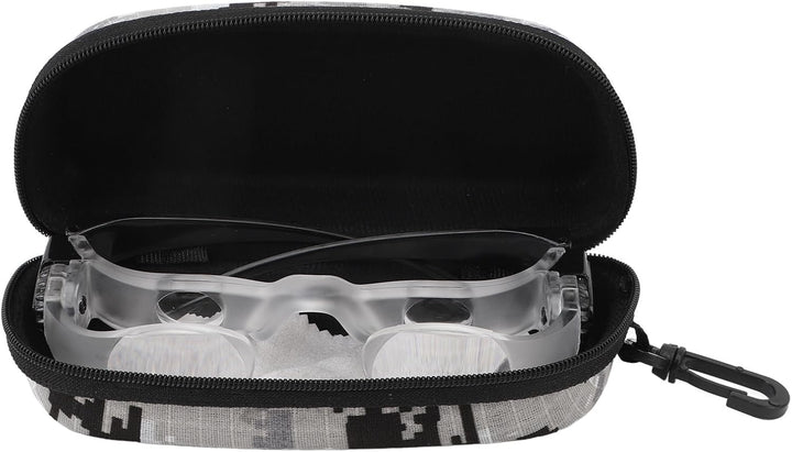 Fishing Zoom Brille, HD 4 fache Vergrösserung, freihändig manueller Fokus, für Angeln, Oper, ABS Opt